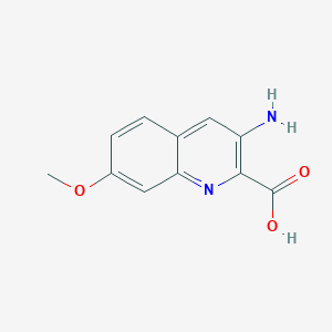 3-Amino-7-methoxyquinoline-2-carboxylic acid