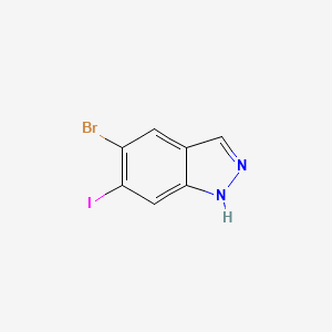 5-Bromo-6-iodo-1H-indazole