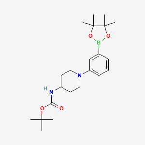 3-(4-N-Boc-aminopiperidin-1-YL)phenylboronic acid pinacol ester