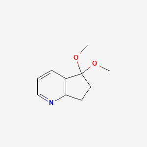 5,5-Dimethoxy-6,7-dihydro-5H-cyclopenta[b]pyridine