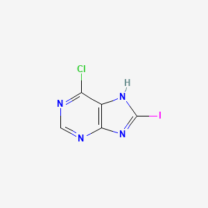 6-Chloro-8-iodo-9H-purine