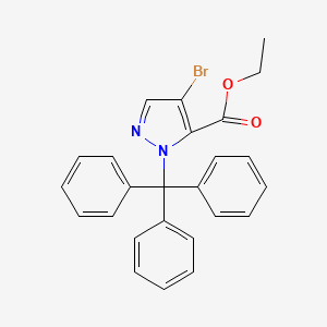 Ethyl 4-bromo-1-trityl-1H-pyrazole-5-carboxylate