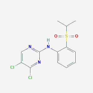 4,5-Dichloro-N-(2-(isopropylsulfonyl)phenyl)pyrimidin-2-amine