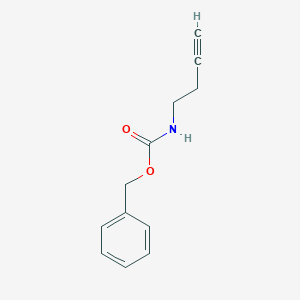molecular formula C12H13NO2 B136620 苄基丁-3-炔基氨基甲酸酯 CAS No. 149965-78-6