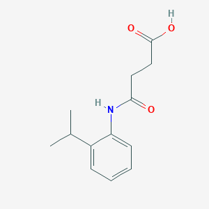 molecular formula C13H17NO3 B1366212 4-[(2-异丙基苯基)氨基]-4-氧代丁酸 CAS No. 448250-78-0