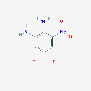 B1366215 3-Nitro-5-(trifluoromethyl)benzene-1,2-diamine CAS No. 2078-01-5
