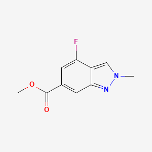 Methyl 4-fluoro-2-methyl-2H-indazole-6-carboxylate