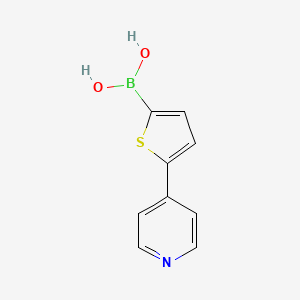 (5-(Pyridin-4-yl)thiophen-2-yl)boronic acid