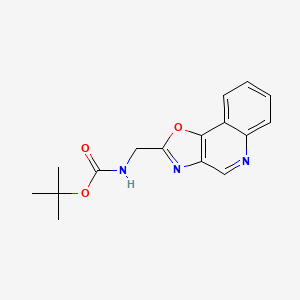 N-Boc-1-(oxazolo[4,5-c]quinolin-2-yl)methanamine