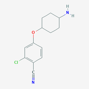 4-[(trans-4-Aminocyclohexyl)oxy]-2-chlorobenzonitrile