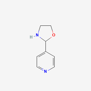 2-(Pyridin-4-yl)oxazolidine