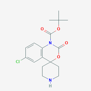 1-Boc-6-chloro-1,2-dihydro-2-oxospiro[4H-3,1-benzoxazine-4,4-piperidine]