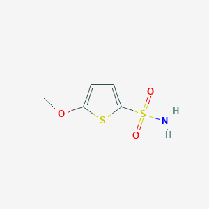 molecular formula C5H7NO3S2 B136623 5-甲氧基噻吩-2-磺酰胺 CAS No. 140646-38-4