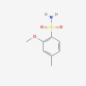 molecular formula C8H11NO3S B1366234 2-Methoxy-4-methylbenzenesulfonamide CAS No. 59554-39-1