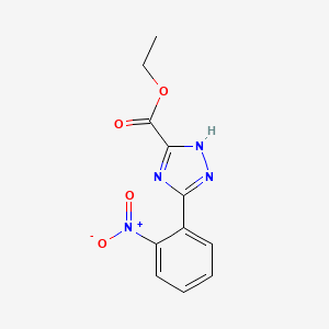 Ethyl 5-(2-Nitrophenyl)-1H-1,2,4-triazole-3-carboxylate