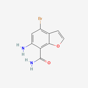 6-Amino-4-bromobenzofuran-7-carboxamide