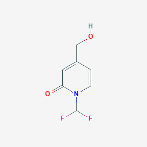 1-(Difluoromethyl)-4-(hydroxymethyl)pyridin-2(1H)-one