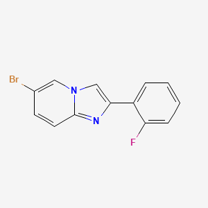 6-Bromo-2-(2-fluorophenyl)imidazo[1,2-a]pyridine