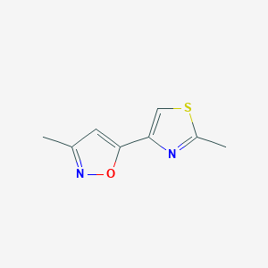 3-Methyl-5-(2-methyl-4-thiazolyl)isoxazole