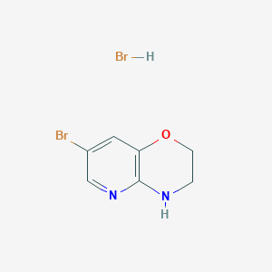 7-Bromo-3,4-dihydro-2H-pyrido[3,2-b][1,4]oxazine hydrobromide