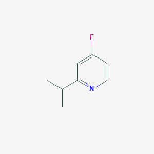 4-Fluoro-2-isopropylpyridine