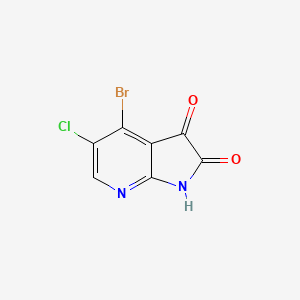 4-Bromo-5-chloro-1H-pyrrolo[2,3-b]pyridine-2,3-dione