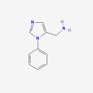 (1-Phenyl-1H-imidazol-5-yl)methanamine