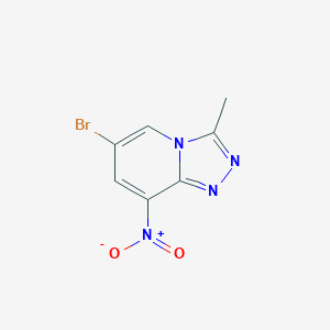 6-Bromo-3-methyl-8-nitro-[1,2,4]triazolo[4,3-a]pyridine