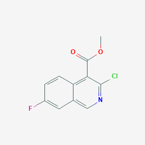 Methyl 3-chloro-7-fluoroisoquinoline-4-carboxylate