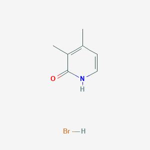 molecular formula C7H10BrNO B13663134 3,4-Dimethylpyridin-2(1H)-one hydrobromide 