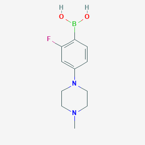 (2-Fluoro-4-(4-methylpiperazin-1-yl)phenyl)boronic acid