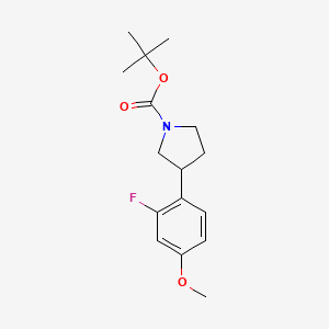 1-Boc-3-(2-fluoro-4-methoxyphenyl)pyrrolidine