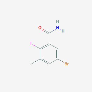 5-Bromo-2-iodo-3-methylbenzamide