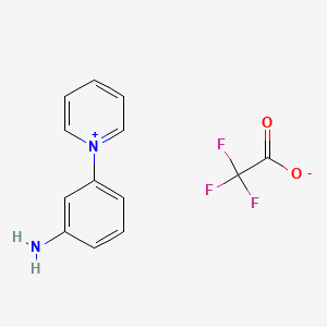 1-(3-Aminophenyl)pyridin-1-ium 2,2,2-trifluoroacetate