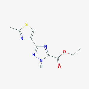 Ethyl 5-(2-Methylthiazol-4-yl)-1H-1,2,4-triazole-3-carboxylate