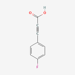 molecular formula C9H5FO2 B1366320 3-(4-氟苯基)丙炔酸 CAS No. 706-06-9