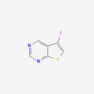 molecular formula C6H3IN2S B13663257 5-Iodothieno[2,3-d]pyrimidine 