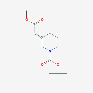 Tert-butyl 3-(2-methoxy-2-oxoethylidene)piperidine-1-carboxylate