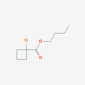 molecular formula C9H15BrO2 B13663270 Butyl 1-Bromocyclobutanecarboxylate 