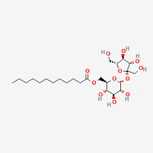 molecular formula C24H44O12 B1366328 单月桂酸蔗糖酯 CAS No. 13039-40-2