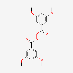 molecular formula C18H18O8 B13663295 Bis(3,5-dimethoxybenzoyl) peroxide 