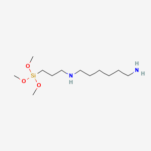 molecular formula C12H30N2O3Si B1366336 N-(6-氨基己基)氨基丙基三甲氧基硅烷 CAS No. 51895-58-0