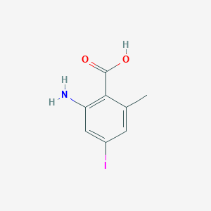 2-Amino-4-iodo-6-methylbenzoic acid