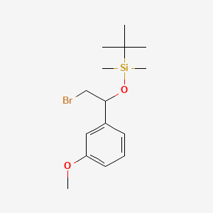 (R)-[2-Bromo-1-(3-methoxyphenyl)ethoxy](tert-butyl)dimethylsilane