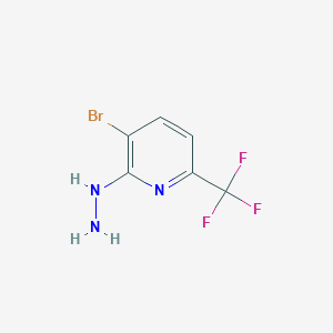 3-Bromo-2-hydrazinyl-6-(trifluoromethyl)pyridine