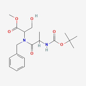 Methyl (R)-2-[(R)-N-Benzyl-2-(Boc-amino)propanamido]-3-hydroxypropanoate