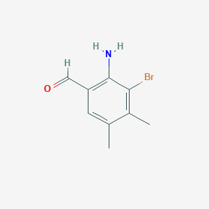 2-Amino-3-bromo-4,5-dimethylbenzaldehyde