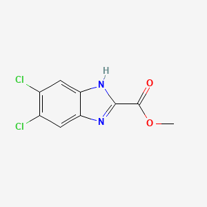 molecular formula C9H6Cl2N2O2 B13663586 Methyl 5,6-Dichlorobenzimidazole-2-carboxylate 