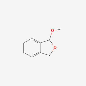 molecular formula C9H10O2 B1366367 1,3-二氢-1-甲氧基异苯并呋喃 CAS No. 67536-29-2