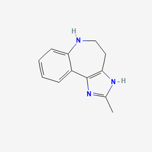 molecular formula C12H13N3 B1366373 2-甲基-1,4,5,6-四氢咪唑并[4,5-d][1]苯并氮杂菲 CAS No. 318237-73-9